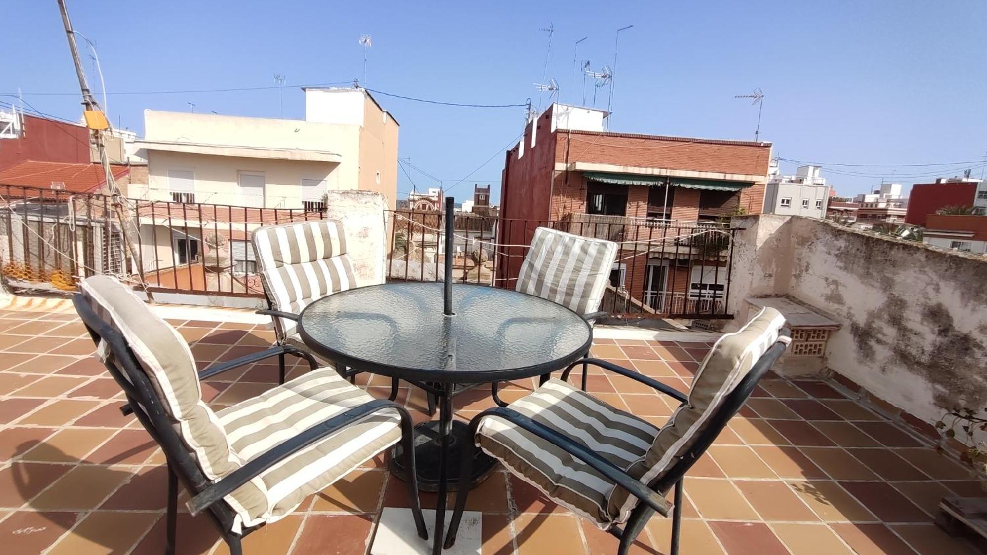 Hermoso Piso En El Cabanal Valencia Exterior foto